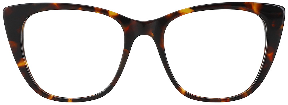 Try on glasses: Cat Eye Prescription Glasses 21182 Tortoise