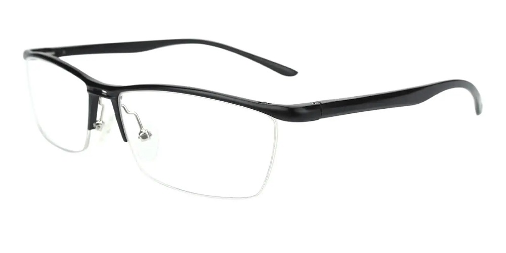 6081 Prescription Eyeglasses Black