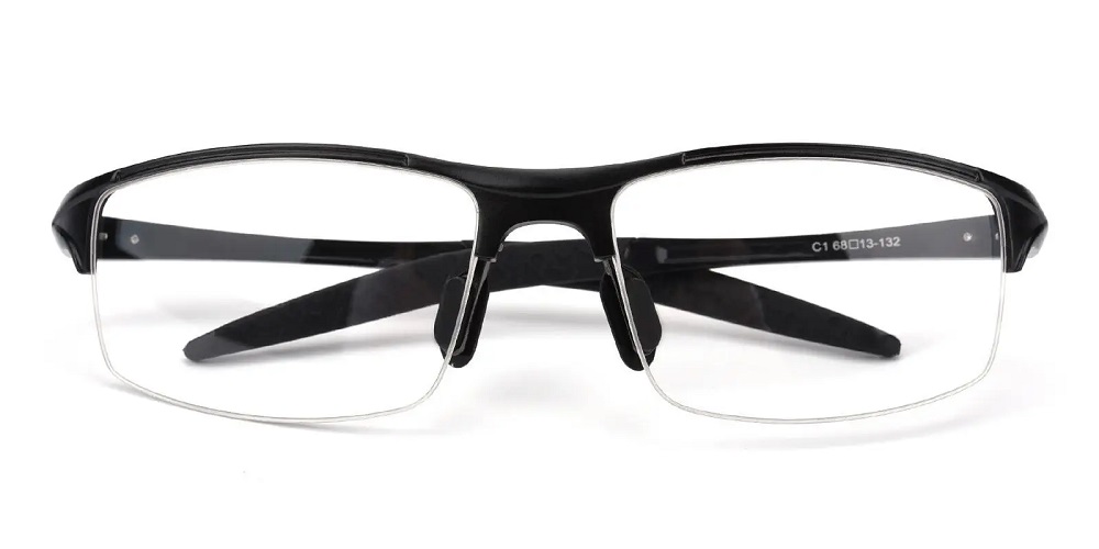 8177 Discount Prescription Glasses Black from CheapGlasses123.com