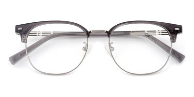 170758 Browline Glasses Gray/Silver
