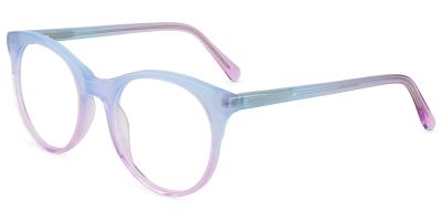 GlassesPeople.com's Prescription Glasses 21102 Blue Pink