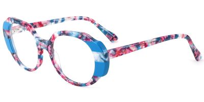 Prescription Glasses 21121 Floral Blue