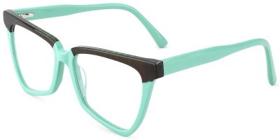 Prescription Glasses 21122 Black Green