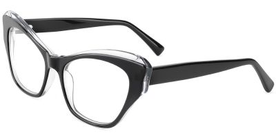 Cat Eye Prescription Glasses 21132 Black