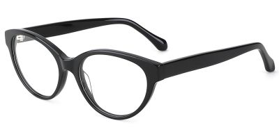 Cat Eye Prescription Glasses 21176 Black