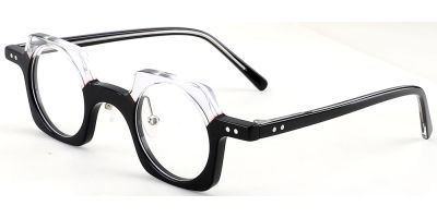 Prescription Glasses 21209 Black Clear