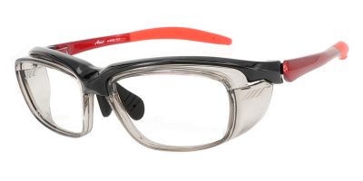 A6052 Prescription Safety Glasses Black Red