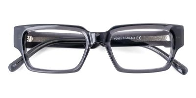 F2602 Rectangle Glasses Gray