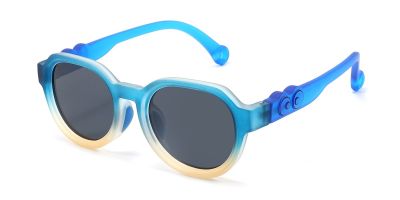 GlassesPeople.com's Kids Prescription Sunglasses KB673 Blue