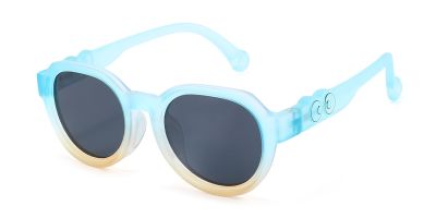 GlassesPeople.com's Kids Prescription Sunglasses KB673 Light Blue