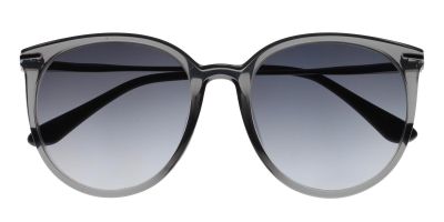S6092 Round Prescription Sunglasses Gray