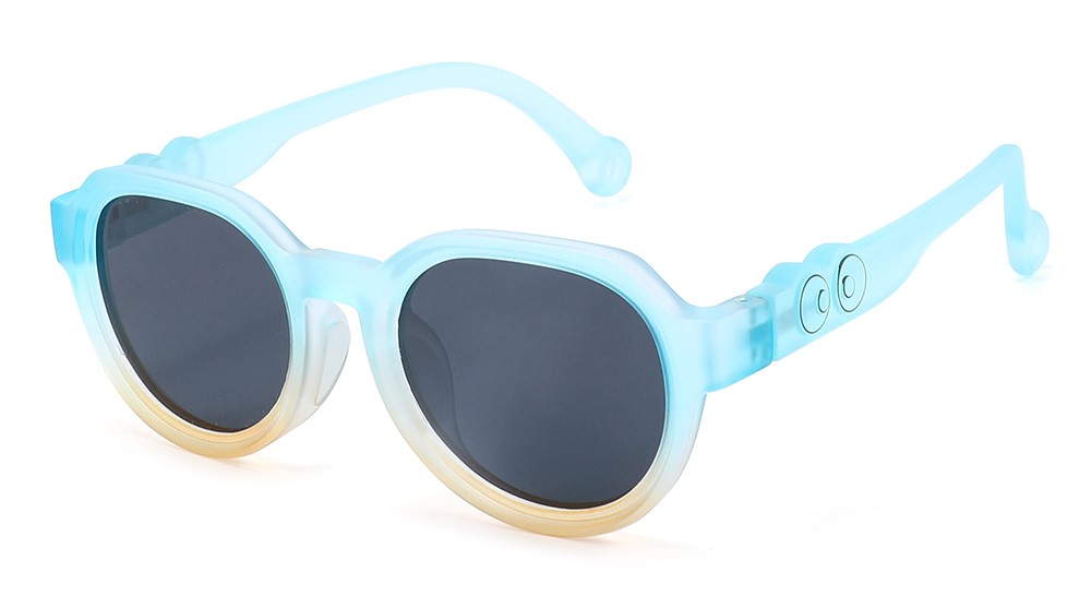 Kids Prescription Sunglasses KB673 Light Blue