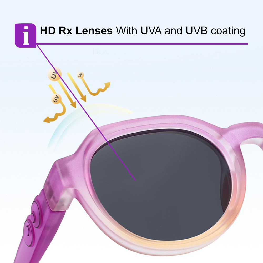 Kids Prescription Sunglasses KB673 Black