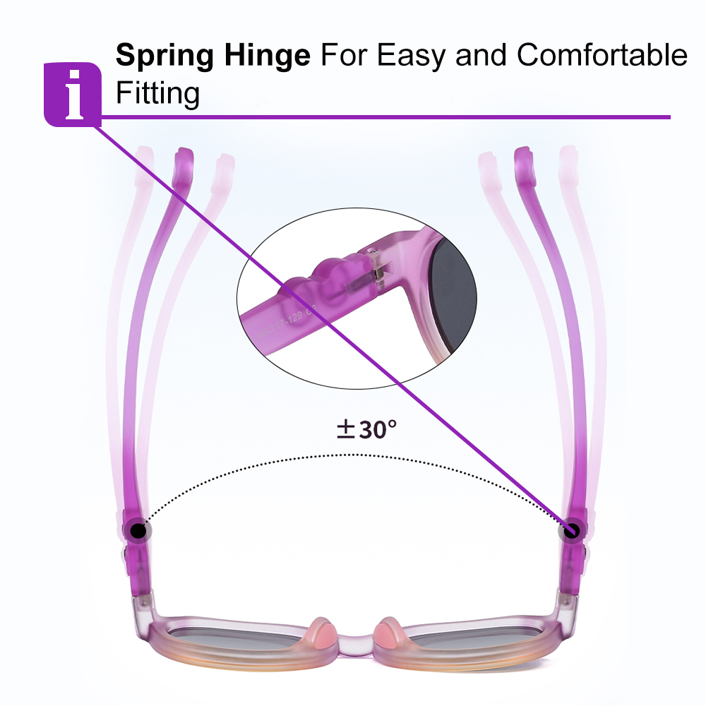 Kids Prescription Sunglasses KB673 Purple