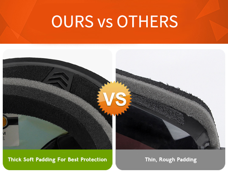 Prescription Ski & Snowboard Goggles H005 Pink Red