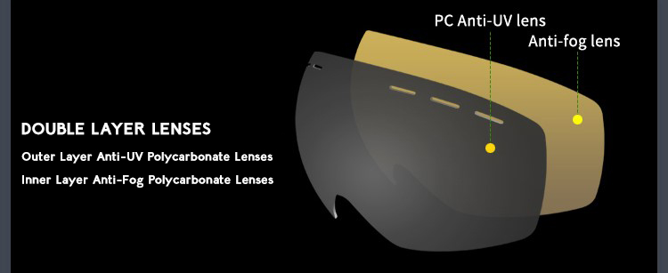 Prescription Ski & Snowboard Goggles H005 Pink Red