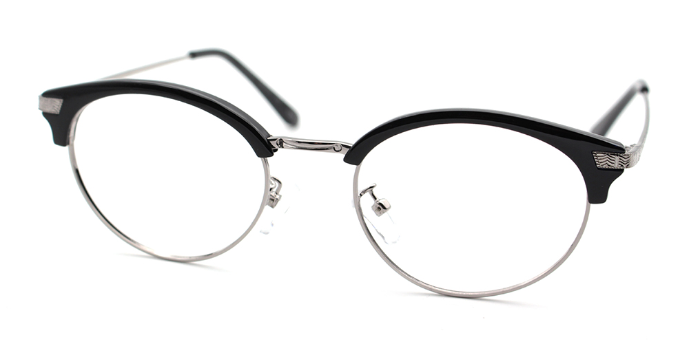 TR1816 Black/Silver Prescription Glasses